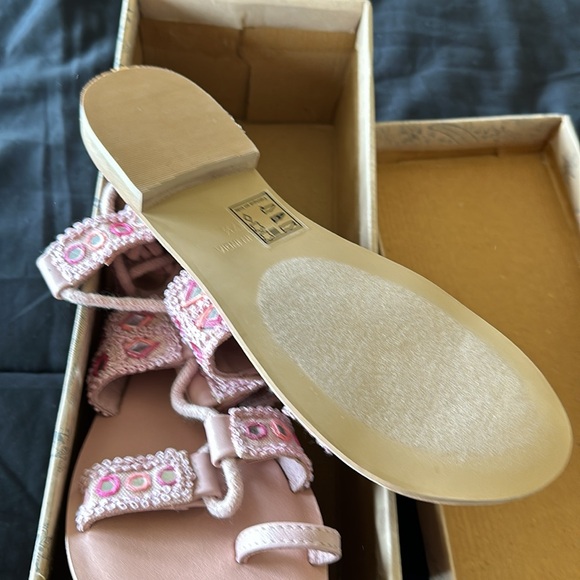 NIB Free People Mantra Mirror Sandals by FP Collection - Picture 7 of 8